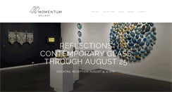 Desktop Screenshot of momentumgallery.com